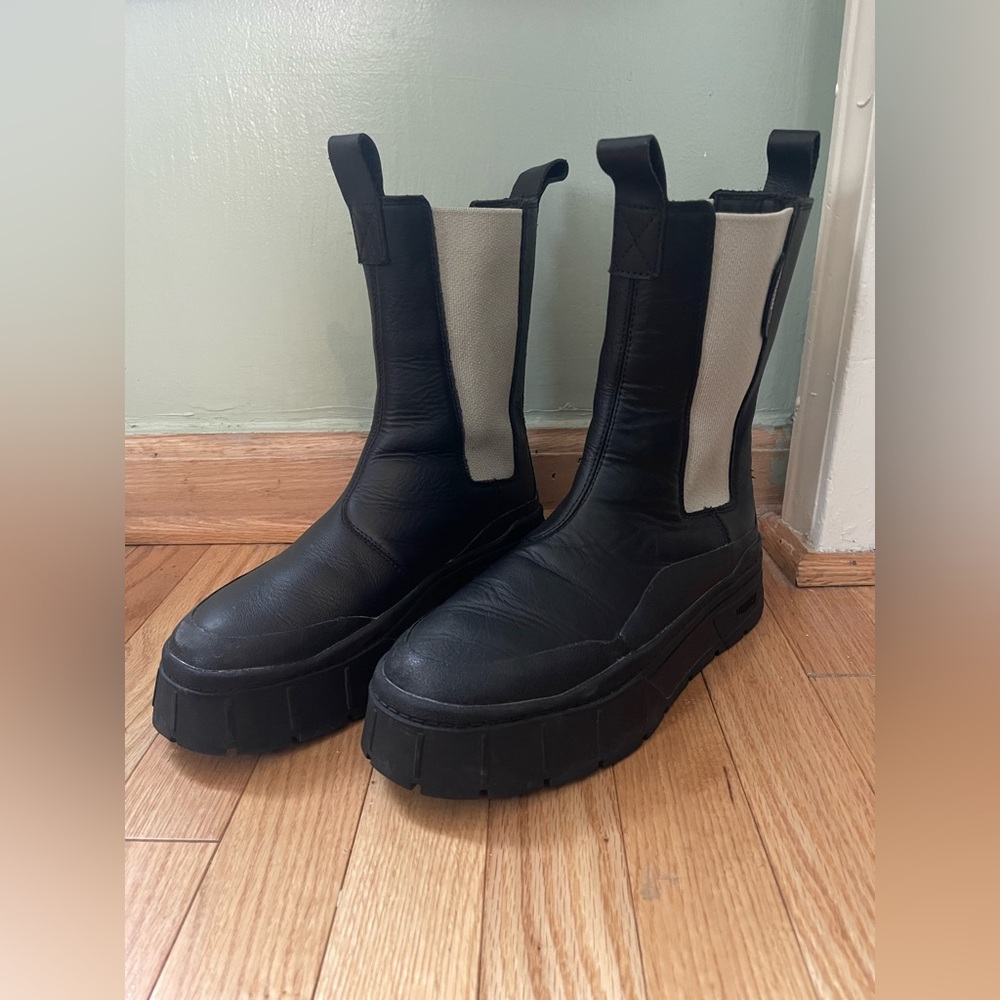 Puma Mayze stacked Chelsea boots - Picture 8 of 9